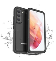 Samsung Galaxy S22 Plus Uyumlu Kılıf 1-1 Su Geçirmez Kılıf (Siyah)