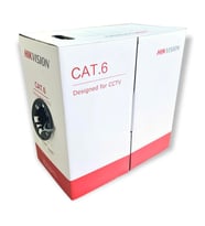 Hikvision DS-1LN6U-G UTP CAT6 Bakır Network Kablosu 23AWG 305mt Gri