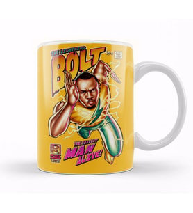 Usain Bolt The Lightning Bolt Kupa Bardak Porselen