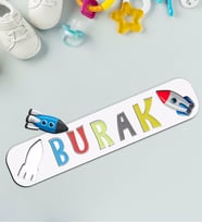 BK Toys Çocuklara Özel İsimli Ahşap Eğitici Yapboz Puzzle-11