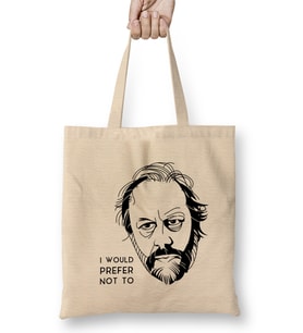 Zizek I Would Prefer Not To Bez Çanta Uzun Saplı