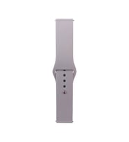 Lexroo Huawei Watch GT 3 42mm Band Serisi 20mm Klasik Kordon Silikon Strap Kayış - Cloud Gray