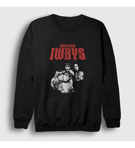 Presmono Unisex Siyah Iwbys Band Maneskin Sweatshirt 359751tt