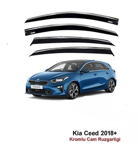 Kia Ceed Kromlu Cam Rüzgarlığı Niken 2018 Sonrası
