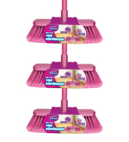 Eğik Saplı Yer Süpürgesi Üçlü Paket