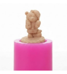 Mini Ayıcık Silikon Kalıp 4x3 Cm