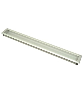 Dörtgen Boy Gömme Kulp Tüm Ölçüler 288 MM (Gri)