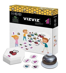 VIZ VIZ Dikkat ve Zeka Oyunu 4+ Yaş 8 Oyuncu (Çok Renkli)