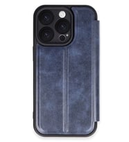 iPhone 16 Pro Kılıf Flip Cover - Lacivert