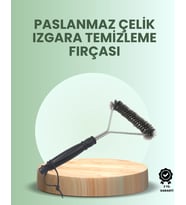 Barbekü Ve Mangal İçin Tel Izgara Temizleyici Fırça