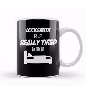 Locksmith Job Fun Gift for every Locksmith Funny Slogan Hobby Work Worker Kupa Bardak Porselen
