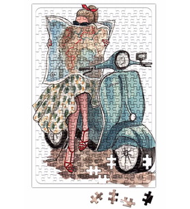 Vespa Travel Puzzle 240 Parça Yapboz