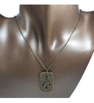 Orora Bronz Renk 30mm Kaktüs Figürlü Kolye