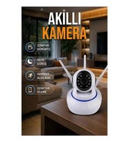 3.0MP Full HD Akıllı IP Kamera – Gece Görüşü, Hareket Takibi ve Çift Yönlü Ses