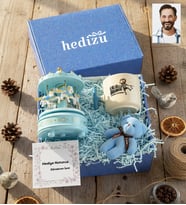 Kişiye Özel Karikatürlü Siyah Beyaz Taraftar Hediye Kutusu - Kişiye Özel T Kupa, Atlı Karınca Müzik Kutusu, Peluş Anahtarlık Doğum Günü Hediyesi