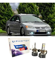 Honda Civic Vtec 2 ES7 Led Xenon Uzun Far Ampulü HB3 Mono Yeni Seri Beyaz 2004-2006