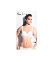 Pierre Cardin Kadın Straplez Desteksiz Sütyen (Beyaz)