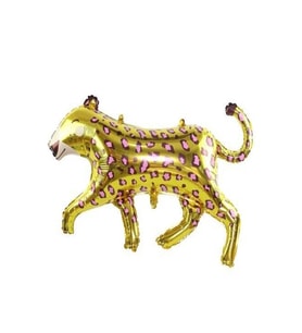 Altın Leopar Folyo Balon
