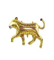 Altın Leopar Folyo Balon