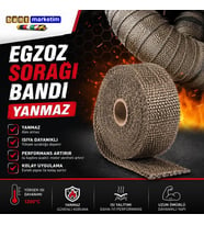 Egzoz Yanmaz Sargı Keçesi Egzoz Sargı Bandı Yanmaz Sargı Keçesi 10 Metre Kahverengi