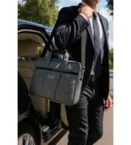 NEWFULL NOVA 17 İNÇ LAPTOP NOTEBOOK DİZÜSTÜ BİLGİSAYAR EVRAK ÇANTASI (Antrasit)