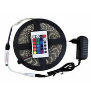 RGB LED Kumandalı İç / Dış Mekan 5 Metre Silikonlu Şerit Led