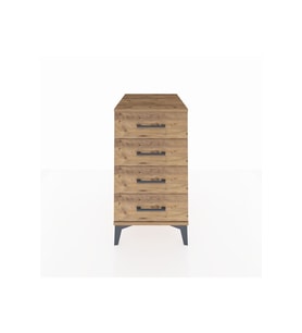 Kronos Komodin 4 Çekmeceli 44x59x80 Çam-Çam