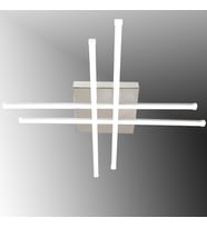 TT036-KR TT Aydınlatma Hashtag Modeli Krom Kaplama Led Avize (Beyaz)
