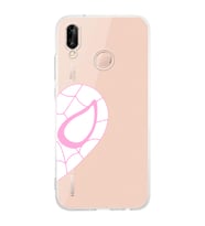 Huawei P20 Lite Uyumlu Baskılı Yumuşak Silikon Şeffaf Telefon Kılıfı