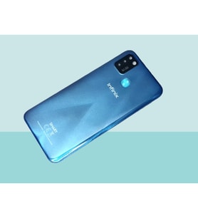 Infinix Smart 5 Uyumlu FULL KASA Arka Kapak Batarya Kapağı - MAVİ