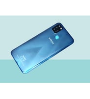 Infinix Smart 5 Uyumlu FULL KASA Arka Kapak Batarya Kapağı - MAVİ