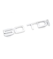 AUDI 50 TDI UYUMLU KROM BAGAJ YAZISI