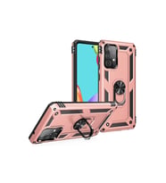 Samsung Galaxy A33 5g Kılıf Sofya Yüzüklü Silikon Kapak - Rose