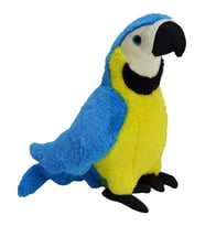 Peluş Papağan 35 cm (Mavi)