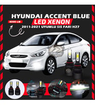 Hyundai Accent Blue 2011-2021 Sis Farı Uyumlu Şimşek Etkili Led Xenon Light Series H27