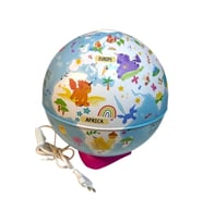 GÜRBÜZ 92255 26 CM IŞIKLI ABAJUR KÜRE DESENLİ UNICORN ADVENTURE