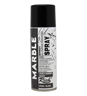Rich Sprey Mermer Efekti 200 ML Siyah Mermer Efekti (Karışık)