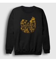 Presmono Unisex Siyah Logo V3 Wu Tang Clan Sweatshirt 303897tt