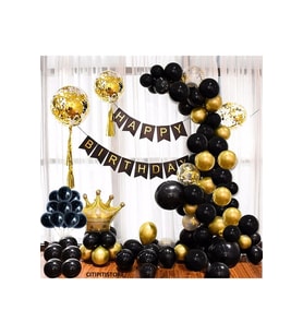 Çıtıpıtıstore Kral Taçlı Doğum Günü Lüks Balon Set