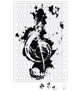 Clave De Sol Müzik Nota Puzzle 240 Parça Yapboz