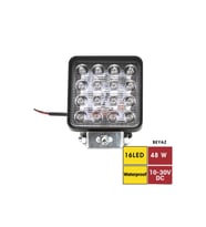 ÇALIŞMA LAMBASI 10-30V 48W 16 LED KARE 12X10CM METAL OTO AKSESUAR