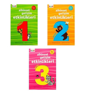 Zihinsel Gelişim Etkinlikleri 3lü Kitap Seti 4 Yaş
