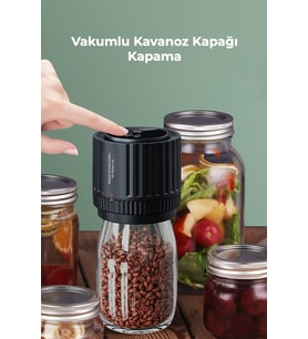 Elektrikli Vakumlu Kavanoz Kapağı Kapama Makinesi, Gıda Saklama Ve Uzun Süre Taze Tutma
