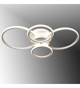 TT035-4-BY TT Aydınlatma Drone Modeli Mat Beyaz 4 lü Led Avize (Çok Renkli)