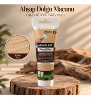 Ahşap Tamir Macunu ÇAM Parke Mobilya Masa Dolgu Çatlak Çizik Giderici Fiberglas 125 ML