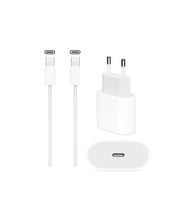 Apple İphone 15 / 16 / 17 / Pro / Pro Max Hızlı Şarj Cihazı Aleti ( 20w Adaptör + Usb-C to Usb-C Kablo )