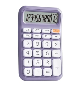 Ayt Powermaster Pm-25411 Mor Renk Beyaz Tuş 12 Haneli Hesap Makinesi 150x90mm