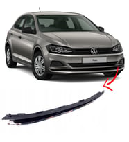 Volkswagen Polo 2018 - 2021 Tampon Alt Süs Çıtası Sol Nikelajlı - 2G0853677D