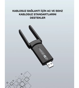 Realtek Chipsetli 5G Destekli Yüksek Hızlı Ağ Adaptörü
