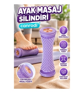Çok Bölgeli Derin Doku Masaj Silindiri – Tümsekli Yüzeyli Kompakt Tasarım